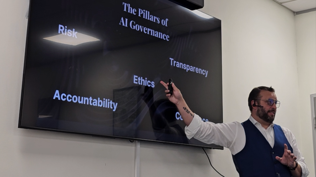 Dan Thomas - "Human-led, AI-enhanced" Storyteller & Technologist, delivering training for the Government Activate AI program